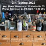 Gin Tasting 2022
