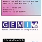 Internationaler Frauentag: Kennenlerncafé mit Frauen aus der Ukraine & OPEN MIC für alle