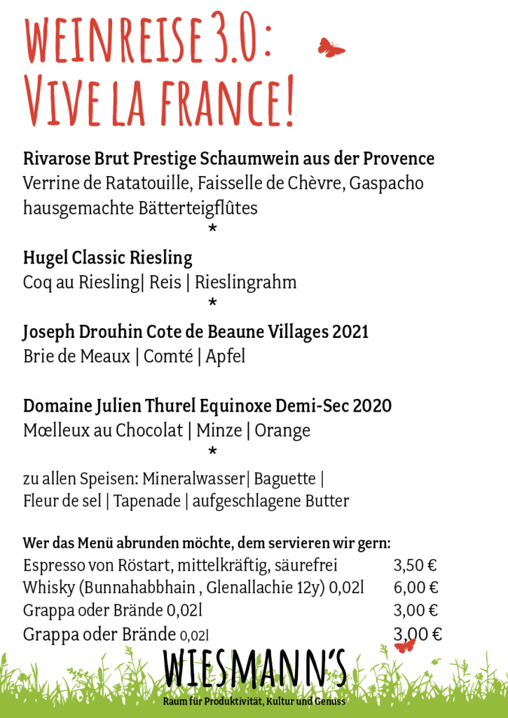 Weinreise 3.0 "Vive la France"
