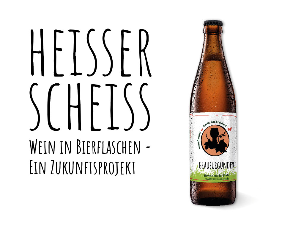 Wein in Bierflaschen