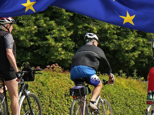 Eurpoaflagge-Radtour